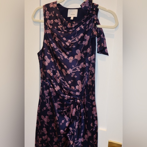 NWOT Cinq a Sept Nanon Knotted Silk Dress - Picture 4 of 6